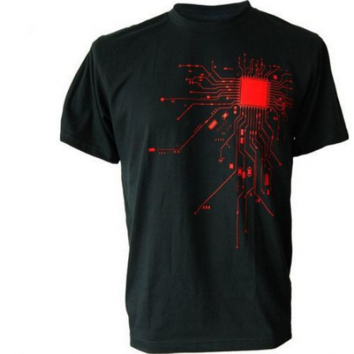 CPU Core Heart T-Shirt Men's GEEK