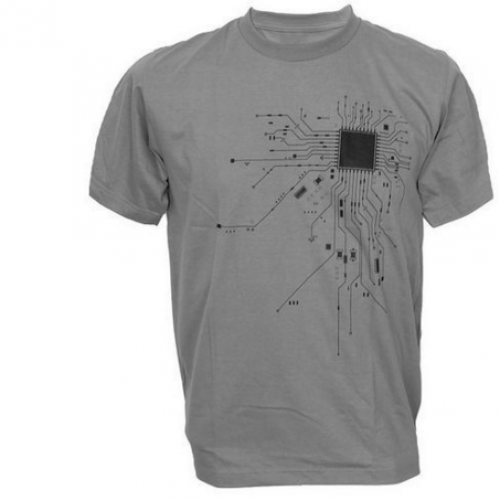 CPU Core Heart T-Shirt Men's GEEK