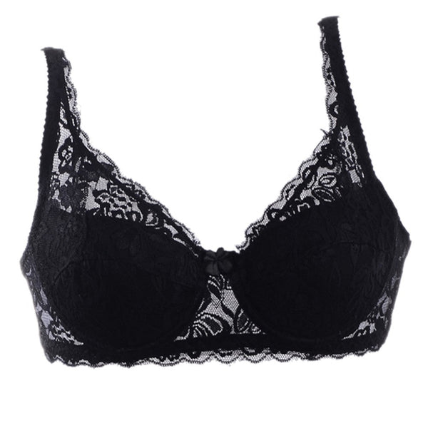 Padded Lace Sheer Bra