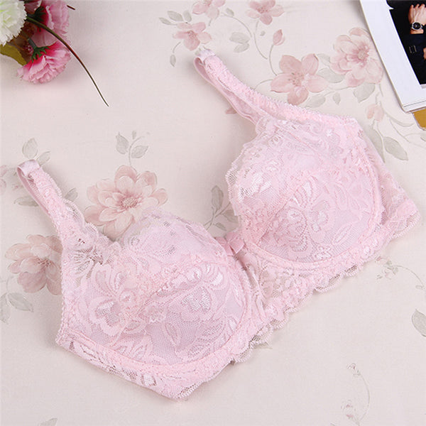 Padded Lace Sheer Bra