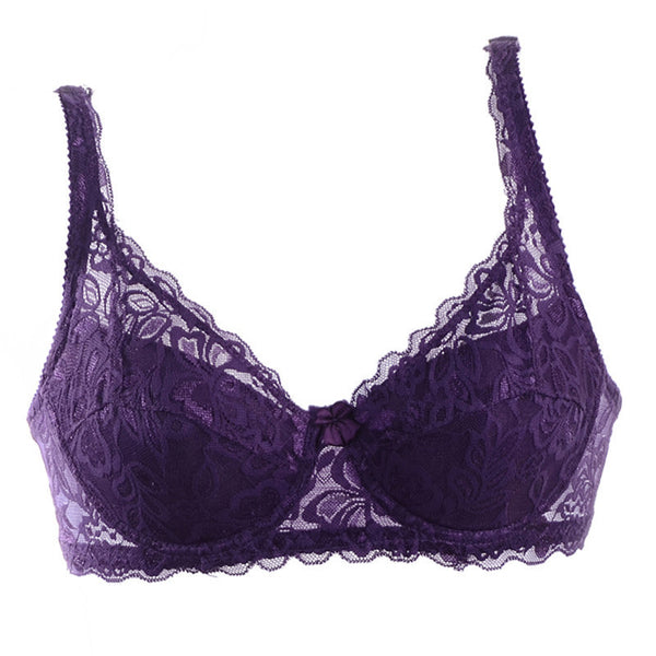 Padded Up Embroidery Lace Bra