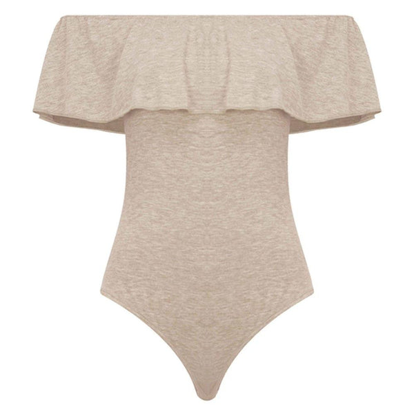 Sexy Ruffles Women Bodysuit Crop
