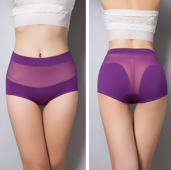 Women's Cotton Briefs Hollow Out