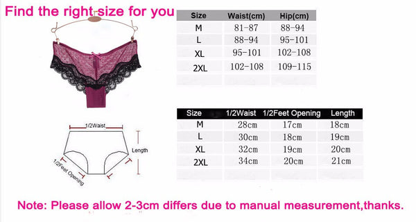 Women's Low Waist Cotton Underwear