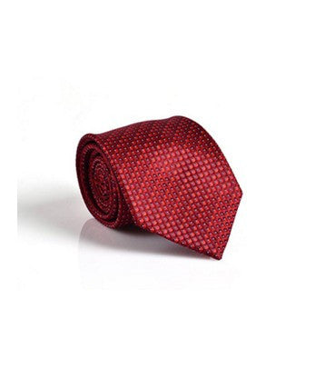 Jacquard Woven Red Neckties